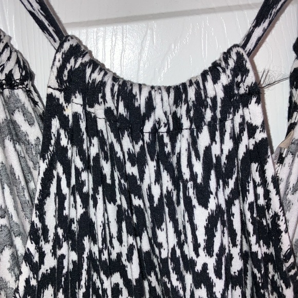 Banana Republic, Black and White, Halter top Maxi Dress, size Small - Picture 3 of 6